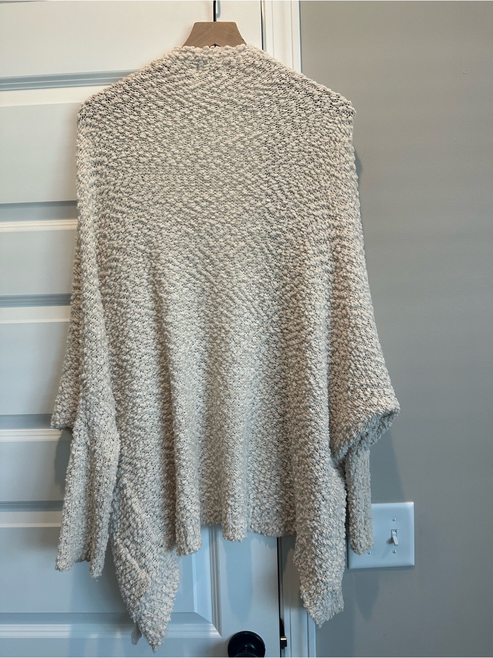 Umgee Cream Bouclé Open-Front Cardigan - Picture 4 of 10
